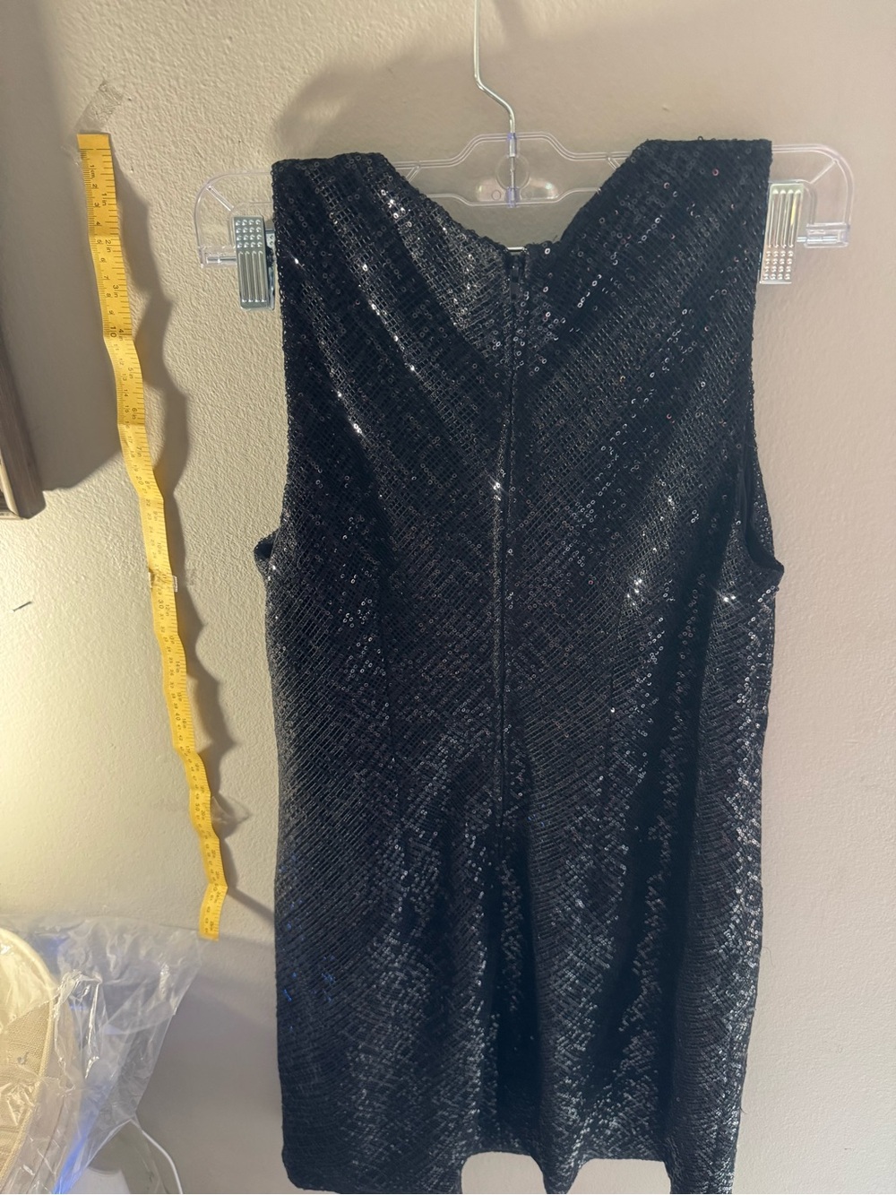 Lauren Ralph Lauren Black Sequin Sleeveless Shift Dress - Picture 7 of 12